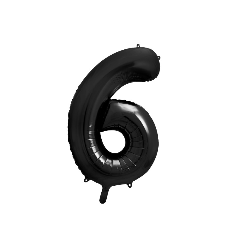 Číslo fólie - 6 čierna - 86 cm